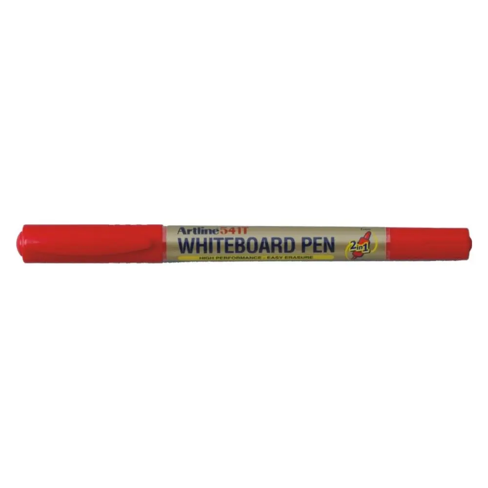 ARTLINE Marker pentru tabla cu 2 capete varfuri rotunde 0.4 si 1mm rosu artline 541t