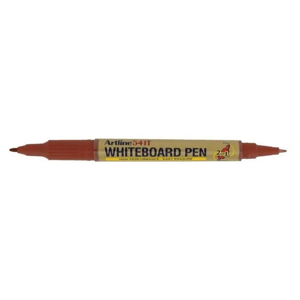 ARTLINE Marker pentru tabla cu 2 capete varfuri rotunde 0.4 si 1mm maro artline 541t