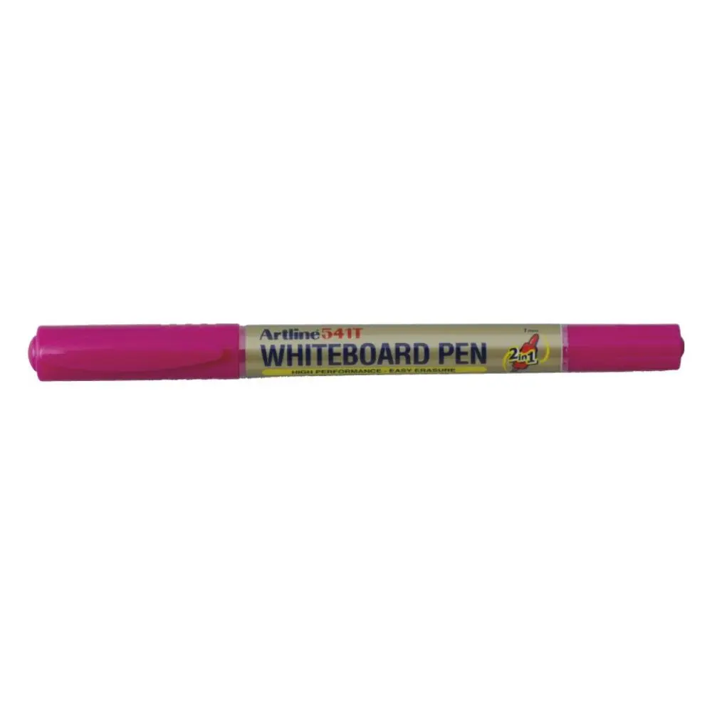 ARTLINE Marker pentru tabla cu 2 capete varfuri rotunde 0.4 si 1mm roz artline 541t