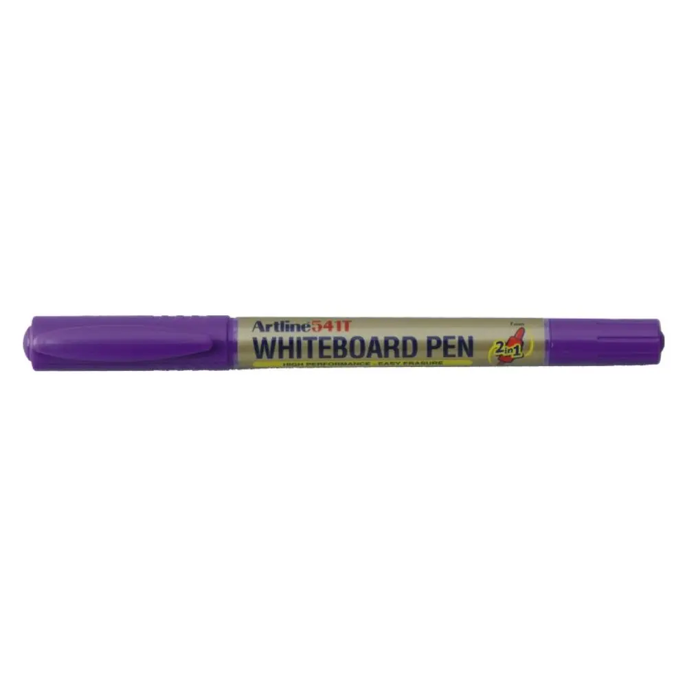 ARTLINE Marker pentru tabla cu 2 capete varfuri rotunde 0.4 si 1mm mov artline 541t