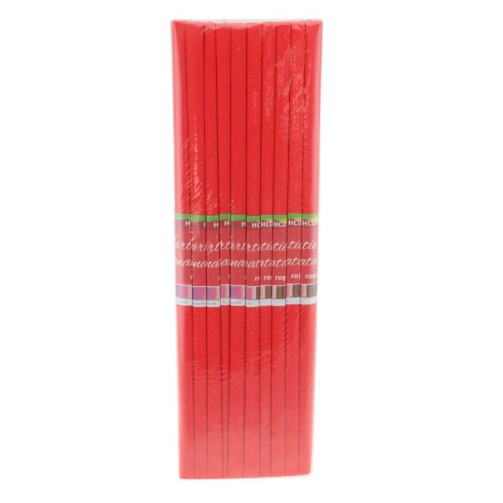 Gift Wrapping Hartie creponata rosie daco