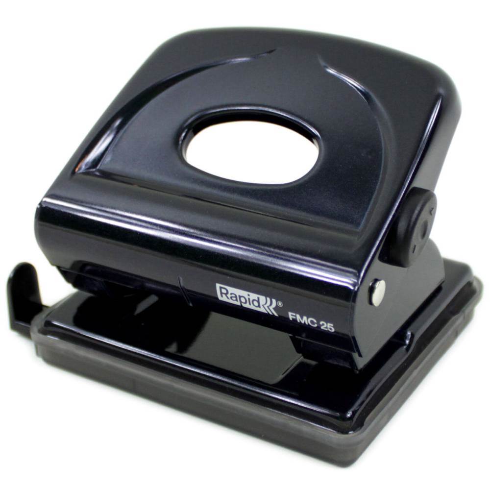 Perforator rapid fmc25, 25 coli, corp metal negru