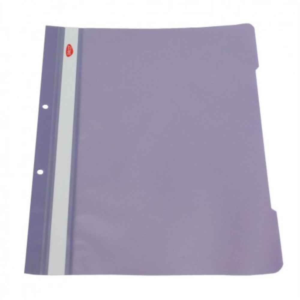 scaune plastic terasa Dosar plastic, cu sina si perforatii, a4, mov, daco