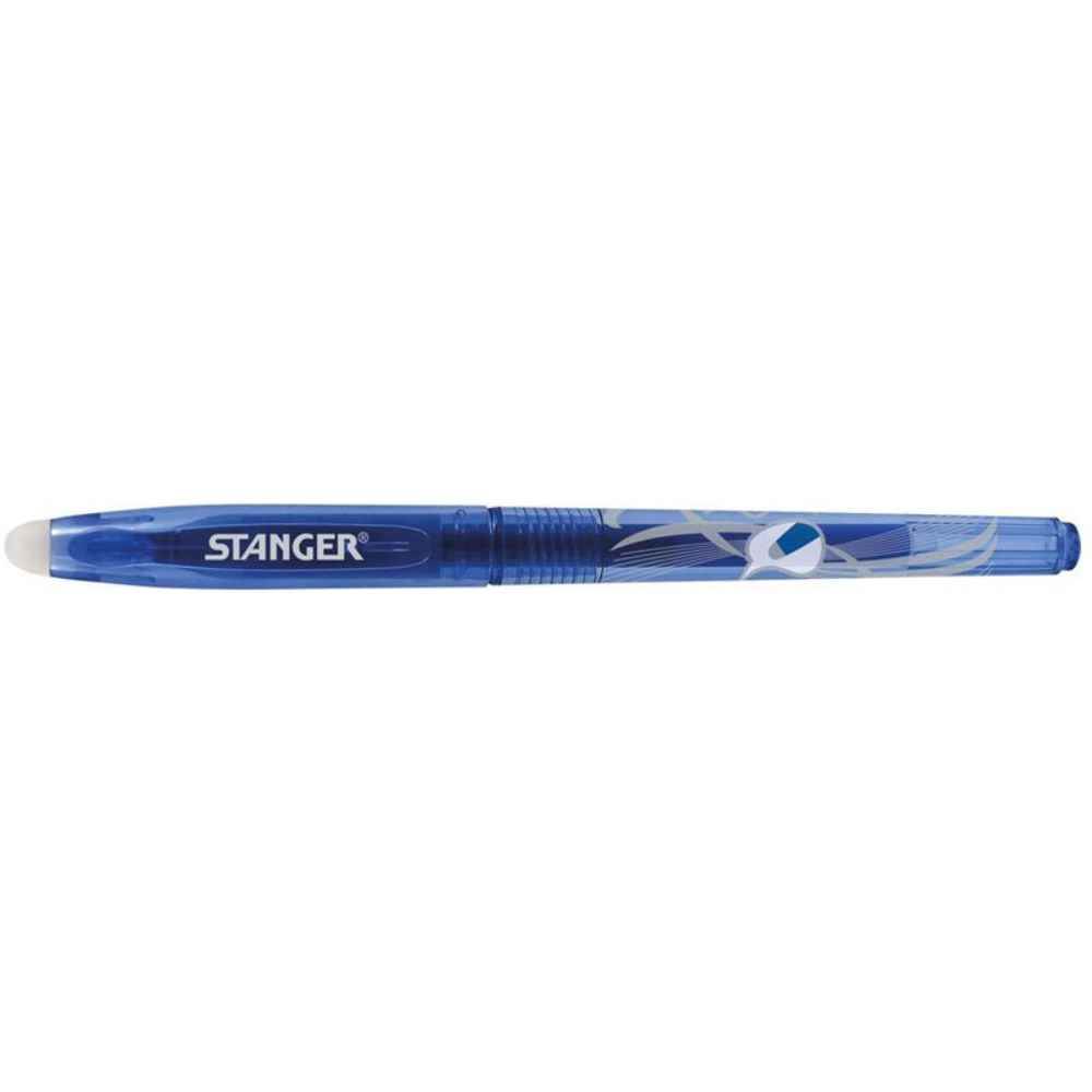 Pens & Pencils Roller cu gel 0.7mm, albastru stanger eraser