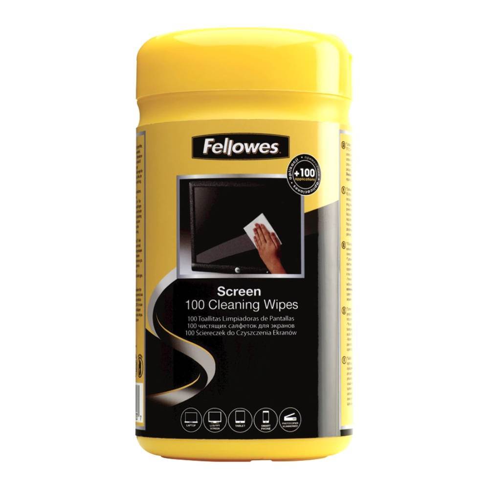 servetele umede bebelusi Servetele umede pentru curatare monitoare 100 tub fellowes