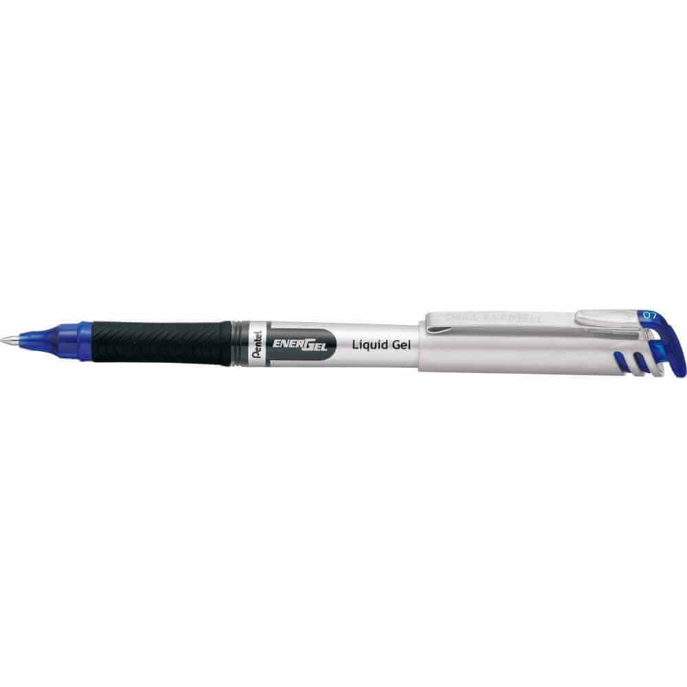 Pens & Pencils Roller 0.7 cu gel fara mecanism albastru pentel energel