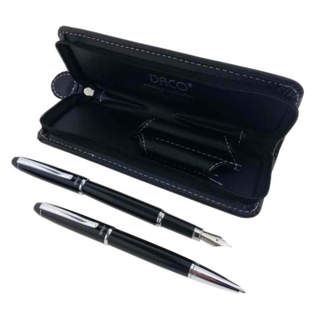 set parker stilou+pix jotter royal ss gt Set pix + stilou metalic accesorii argintii corp negru daco se266n