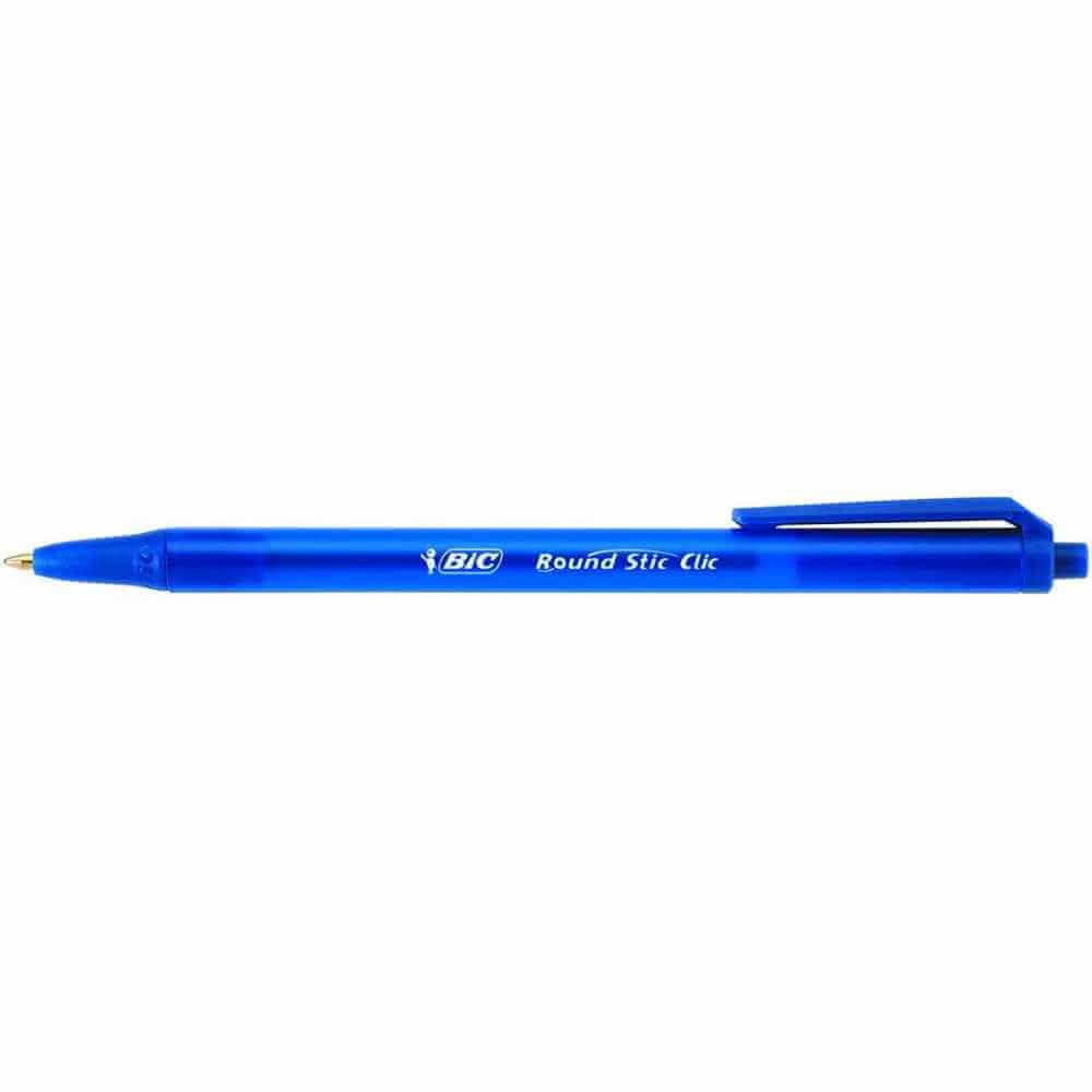 Pens & Pencils Pix bic round stic clic albastru