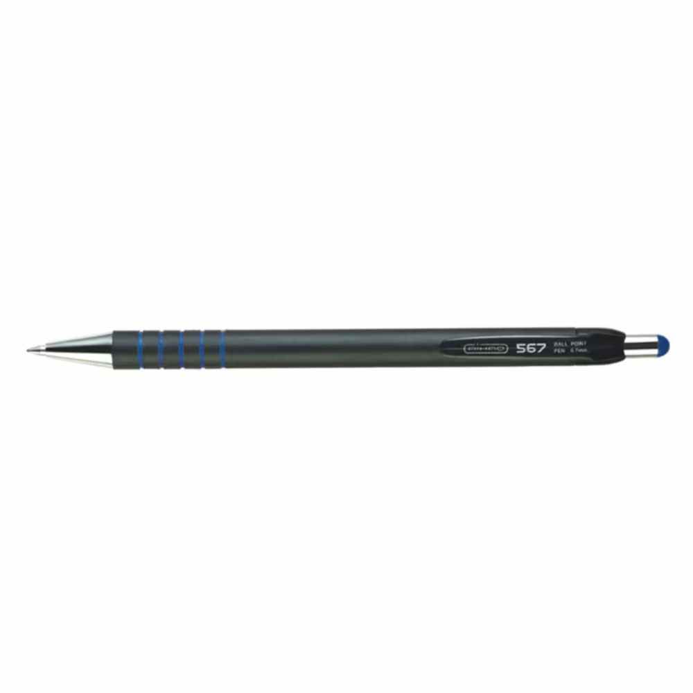 Pens & Pencils Pix cu mecanism aihao ah567 albastru mina albastra