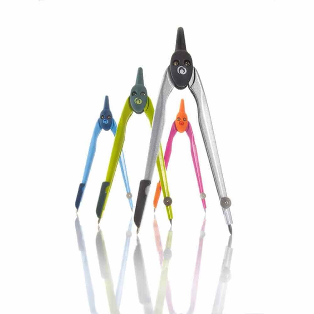 Craft Measuring & Marking Tools Compas 2 piese cutie din plastic diverse culori herlitz