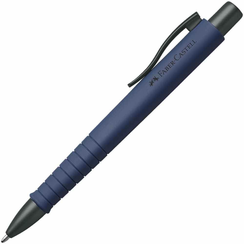Pens & Pencils Pix cu mecanism albastru navy poly ball xb urban faber castell