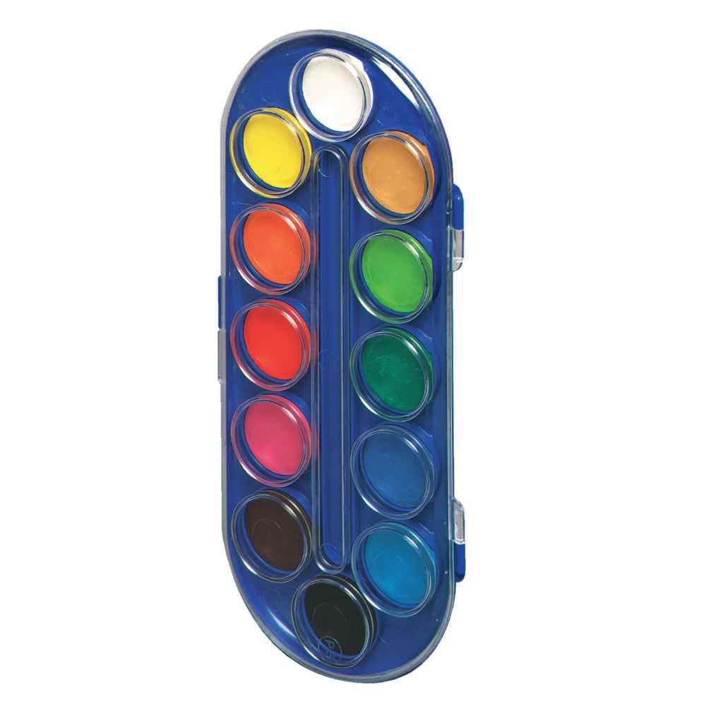 herlitz ladylike Acuarele cu paleta tip pastila 12 culori/set herlitz