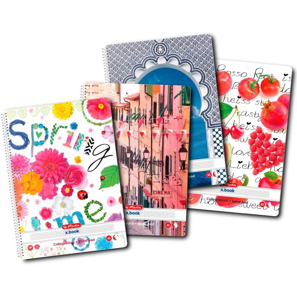 vertical file holders Caiet a5 100 file cu spira coperti carton lucios matematica herlitz