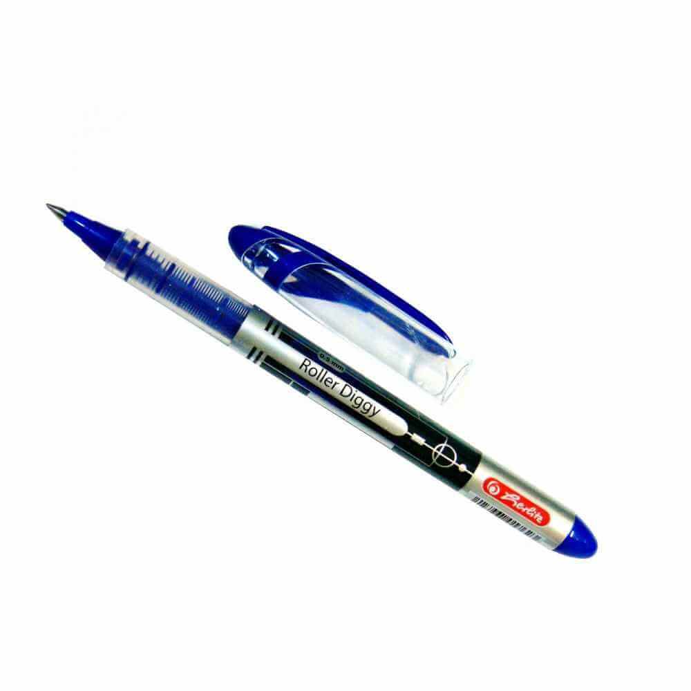 vopsea lemn pe baza de apa Roller cu gel cerneala pe baza de apa varf 0.5mm albastru herlitz