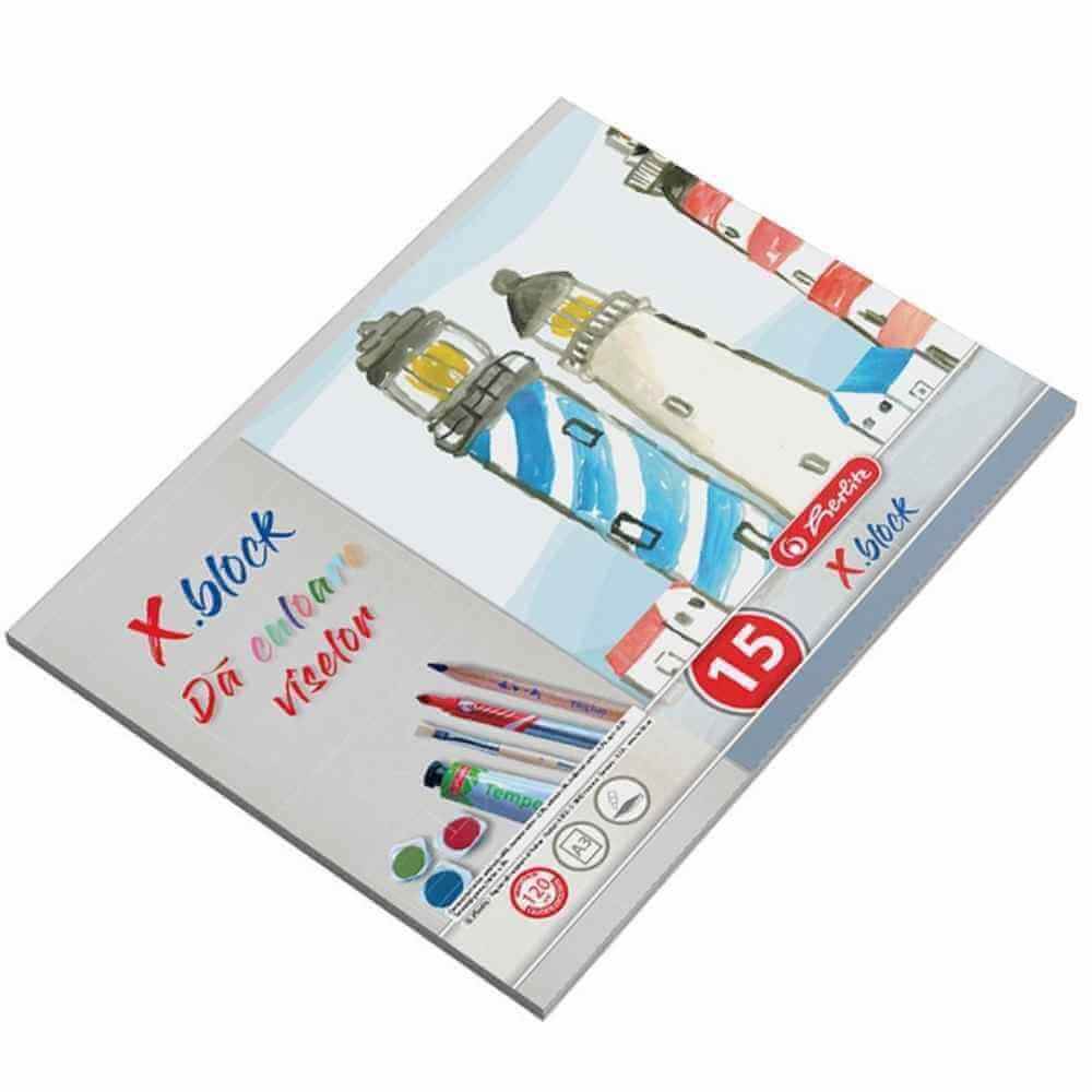 Bloc desen a3 15 file 120gr herlitz
