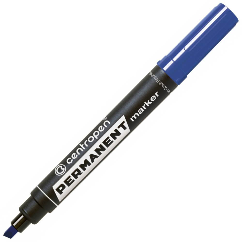 rezerve marker pilot Permanent marker varf retezat tesit 1- 4.6 mm albastru cod 8576 centropen