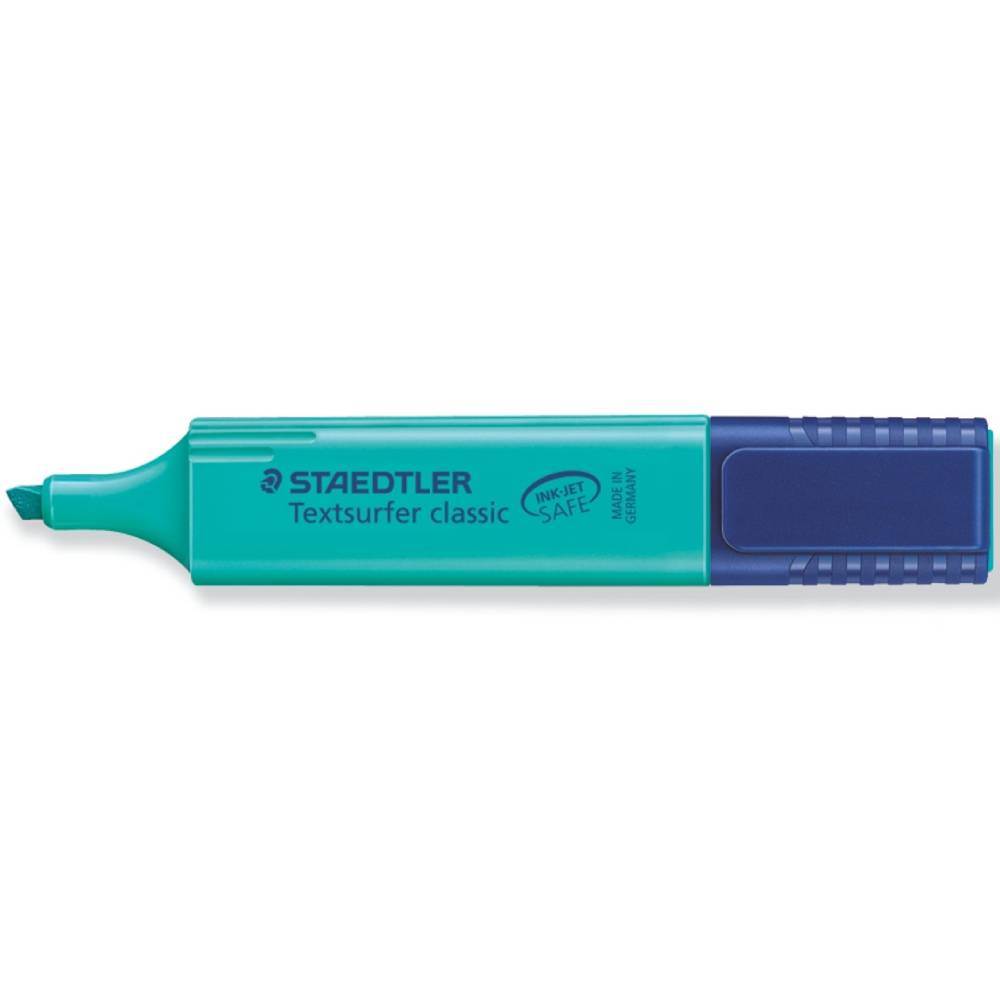 Office Instruments Textmarker corp dreptunghiular varf tesit 5mm turcoaz staedtler