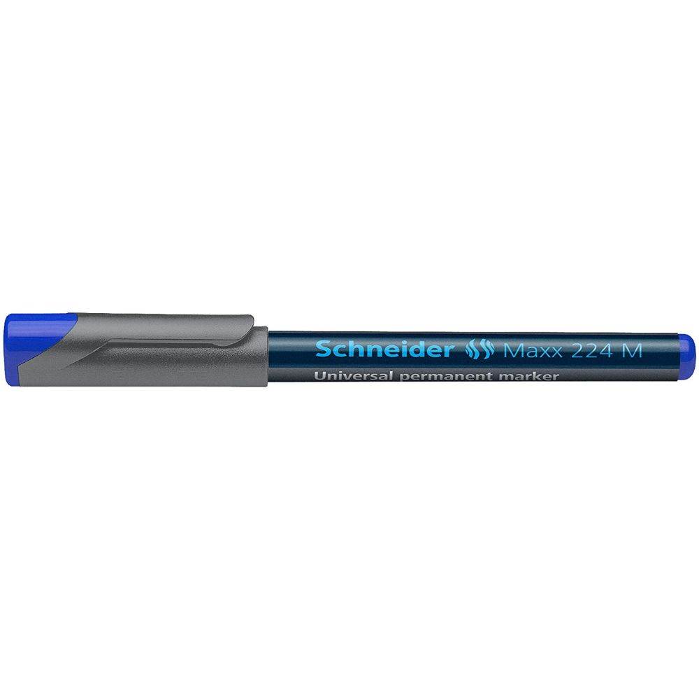 Office Instruments Permanent marker varf rotund 1 mm albastru schneider maxx 224 m