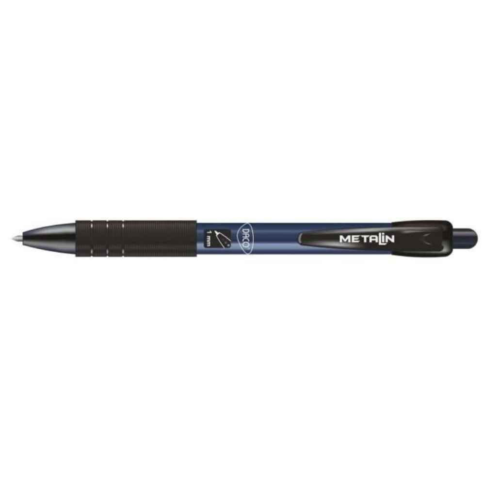 Pens & Pencils Pix cu gel albastru metalin daco px256