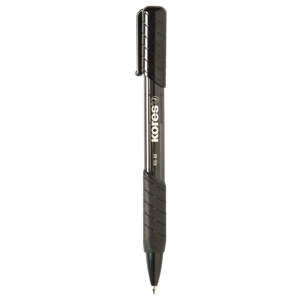 Pens & Pencils Pix retractabil 0.5mm negru, grip, k6 kores krs3862