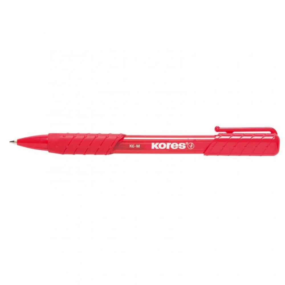 Pens & Pencils Pix retractabil 0.5mm rosu, grip, k6 kores krs3862