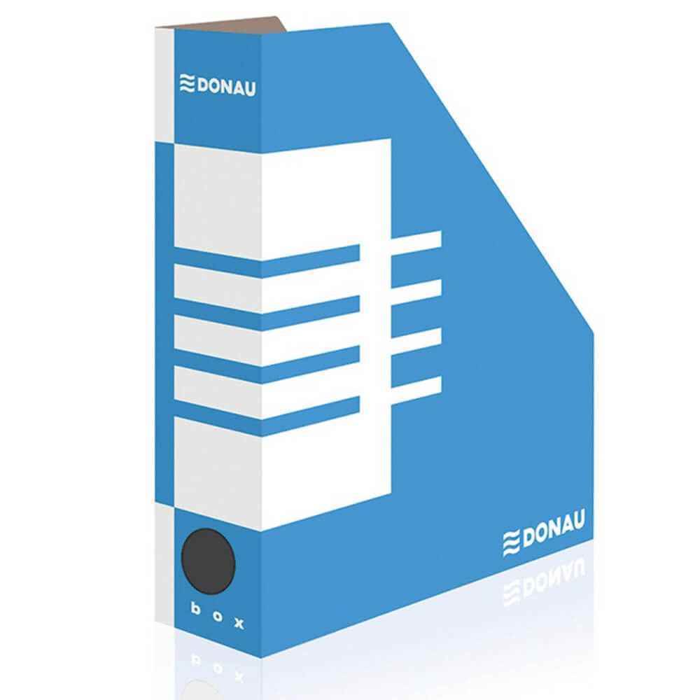 dulap de dosare Suport vertical birou dosare cataloage din carton similar montana albastru 100mm donau