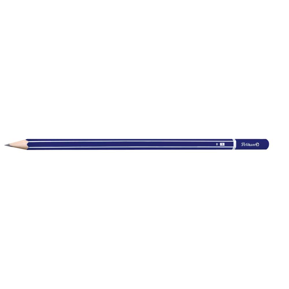 Creioane mecanice, creioane grafit si ascutitori - Creion grafit lacuit mina B PELIKAN, depozituldns.ro