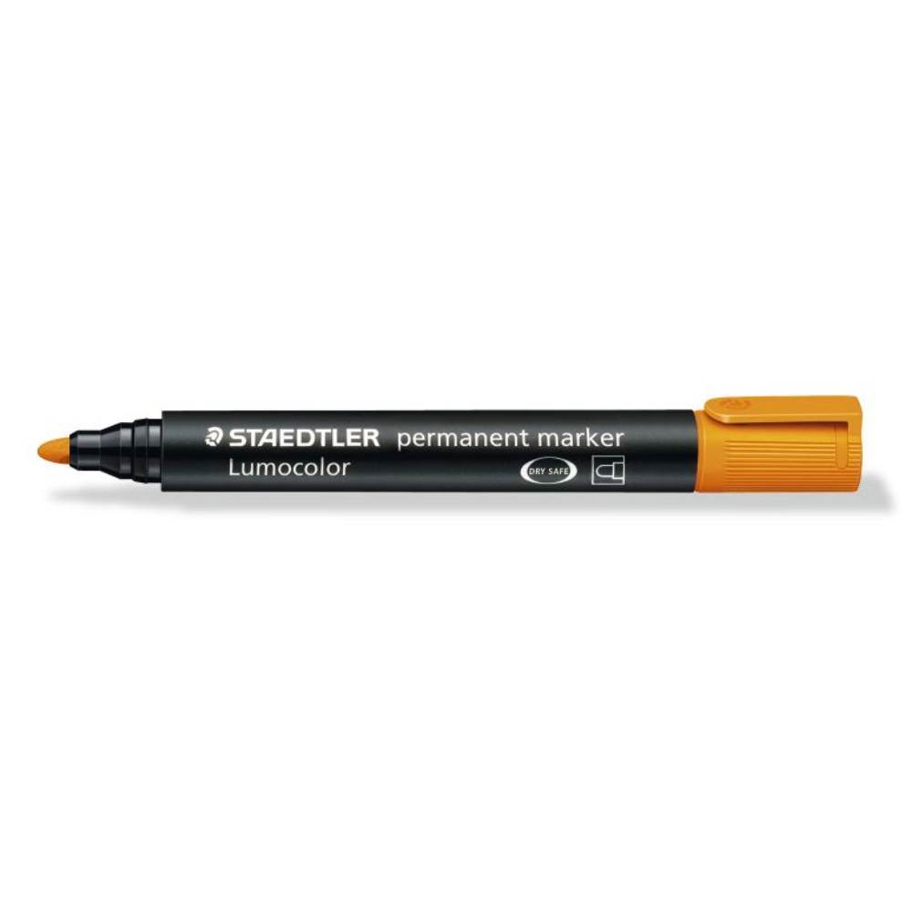 Office Instruments Marker permanent varf rotund 2mm portocaliu staedtler