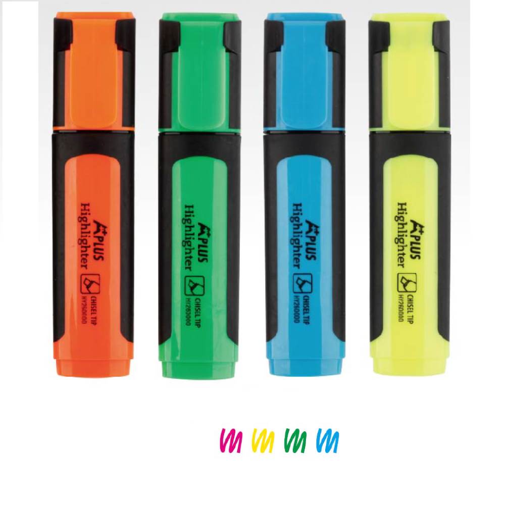 a^4+b^4 Textmarker 4 culori/set a plus hy270000