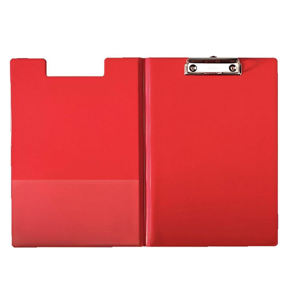 Clipboard dublu a4 din carton plastifiat pvc rosu esselte