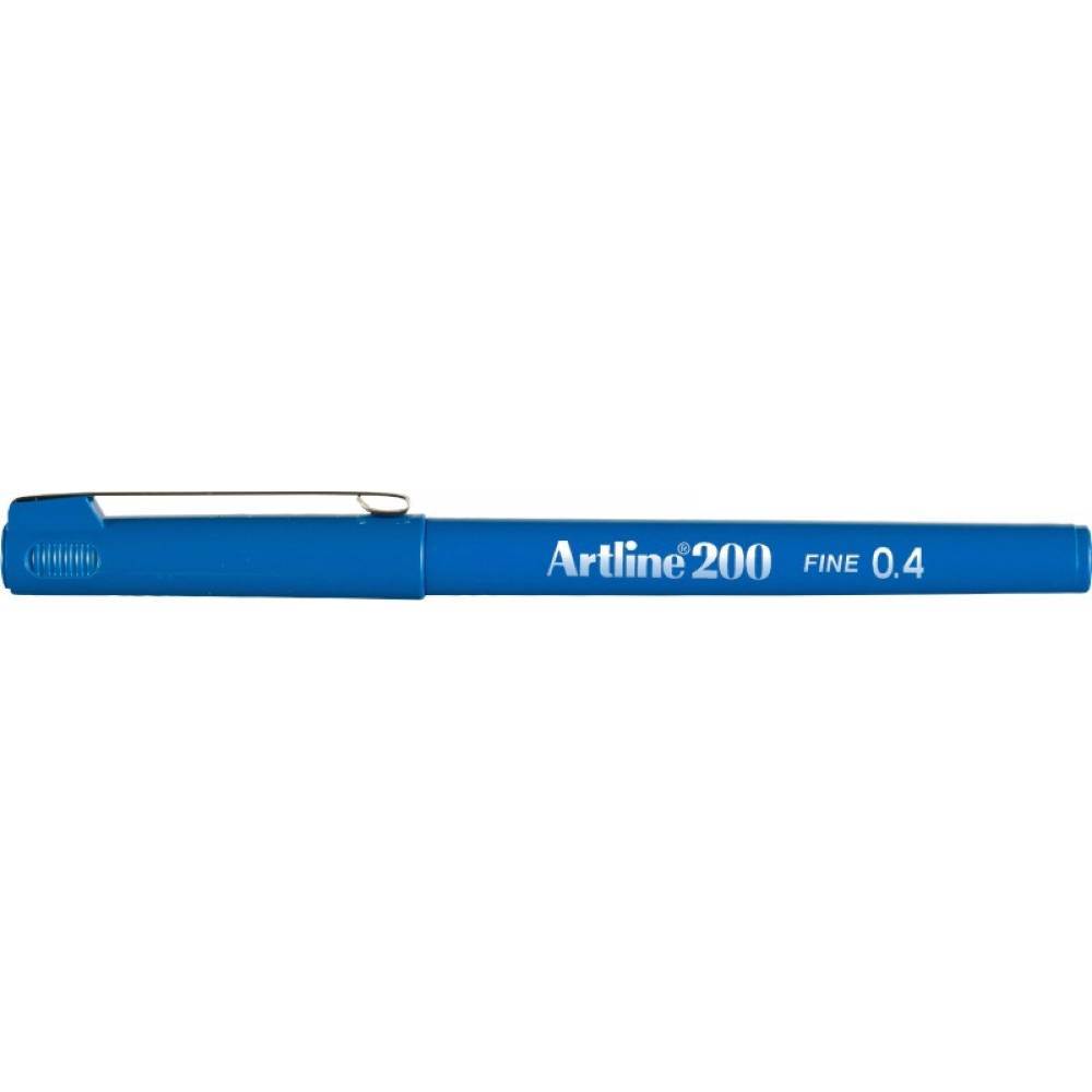Pens & Pencils Liner 0.4mm, albastru artline 200