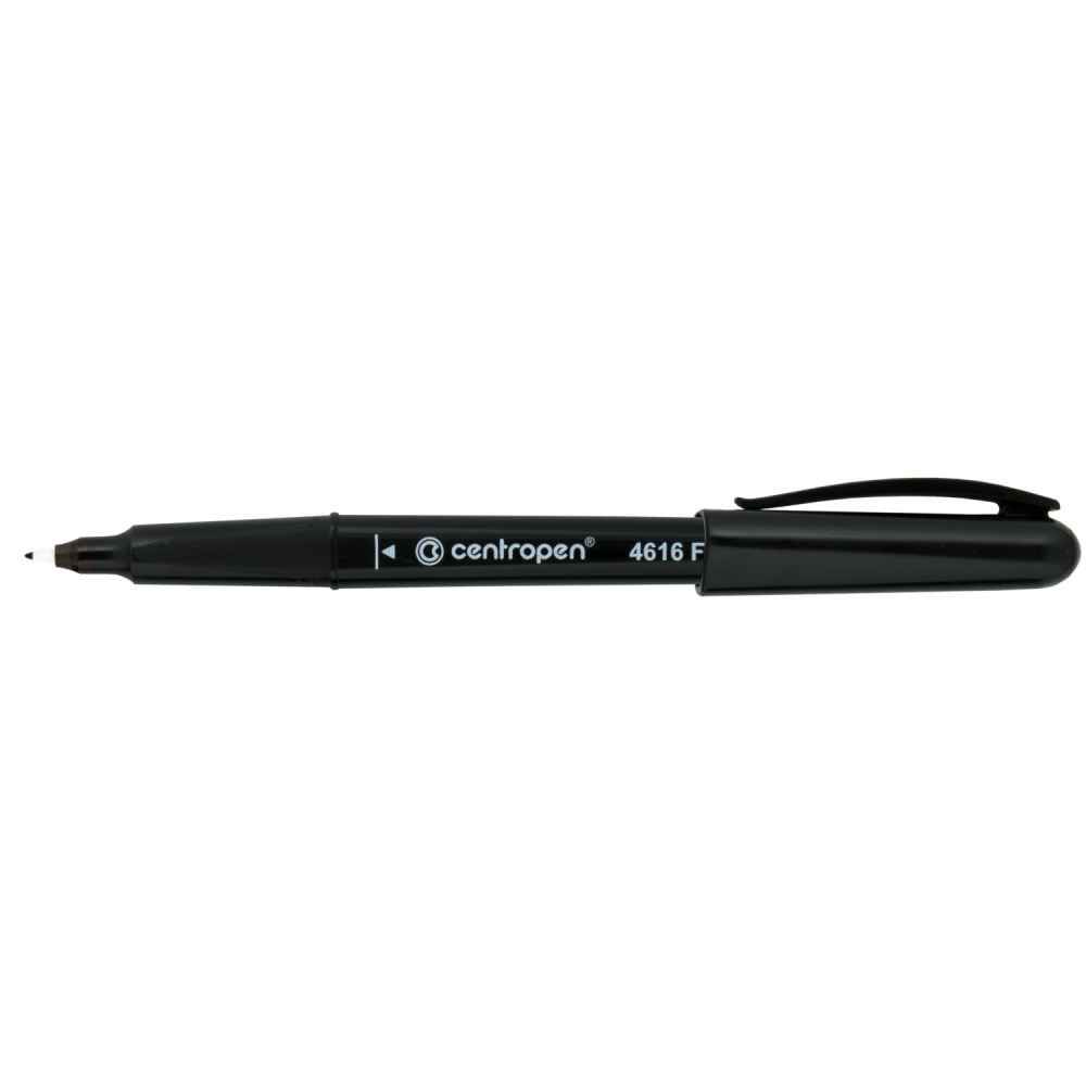 Office Instruments Permanent marker ohp cd varf rotund 0.6 mm negru cod 4616f centropen