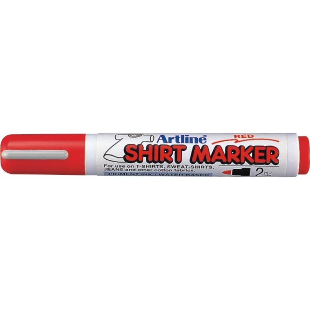 Office Instruments Marker pentru textile corp plastic varf rotund 2.0 mm artline rosu