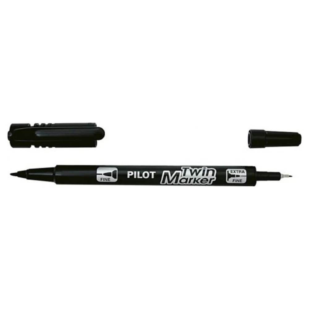 tabla cupru 0.4 mm pret Marker permanent pilot twin begreen varf rotund, 0.4 mm negru
