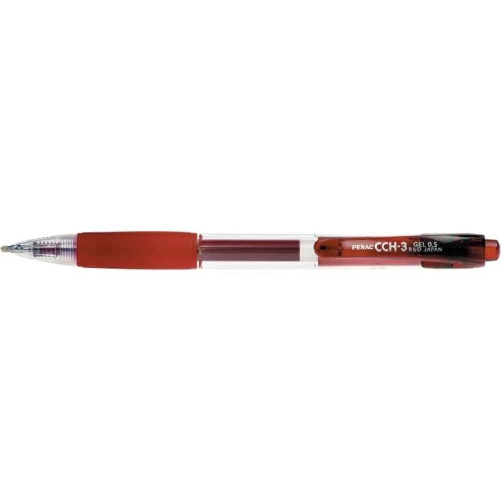 Pens & Pencils Roller cu gel cerneala varf 0.5mm rosu penac cch-3