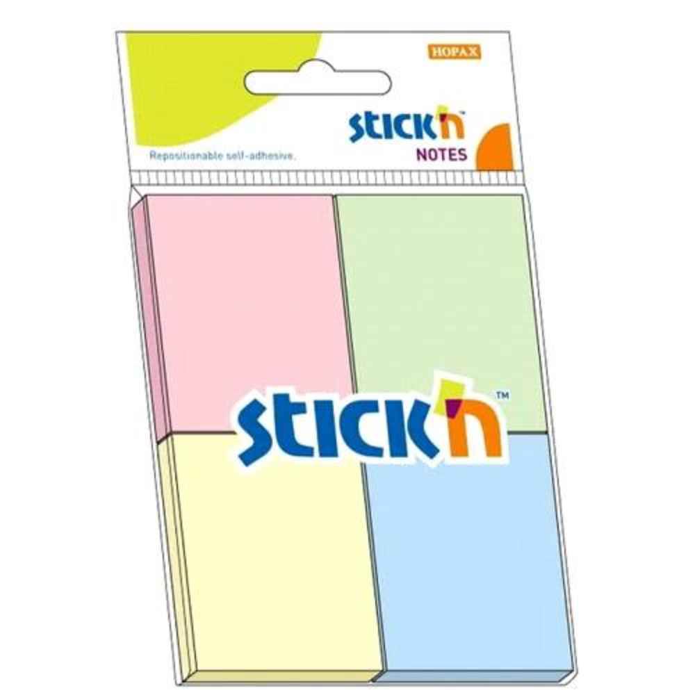 anvelope 18 4/38 Post it autoadeziv 38*51 4 culori pastel stick n
