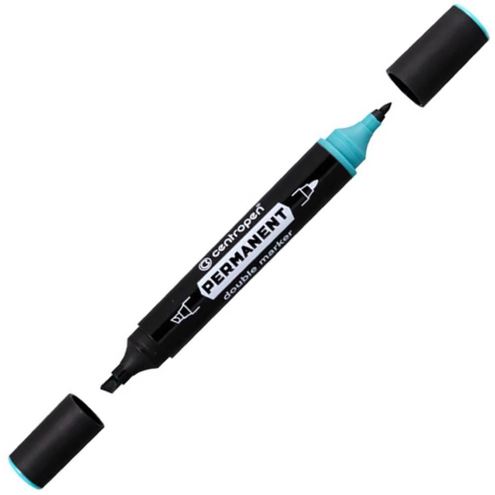 Office Instruments Marker permanent 2 capete centropen 1666 verde