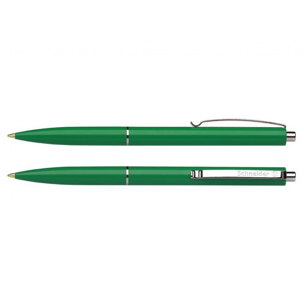Pens & Pencils Pix cu mecanism schneider k15 corp verde, scriere albastra