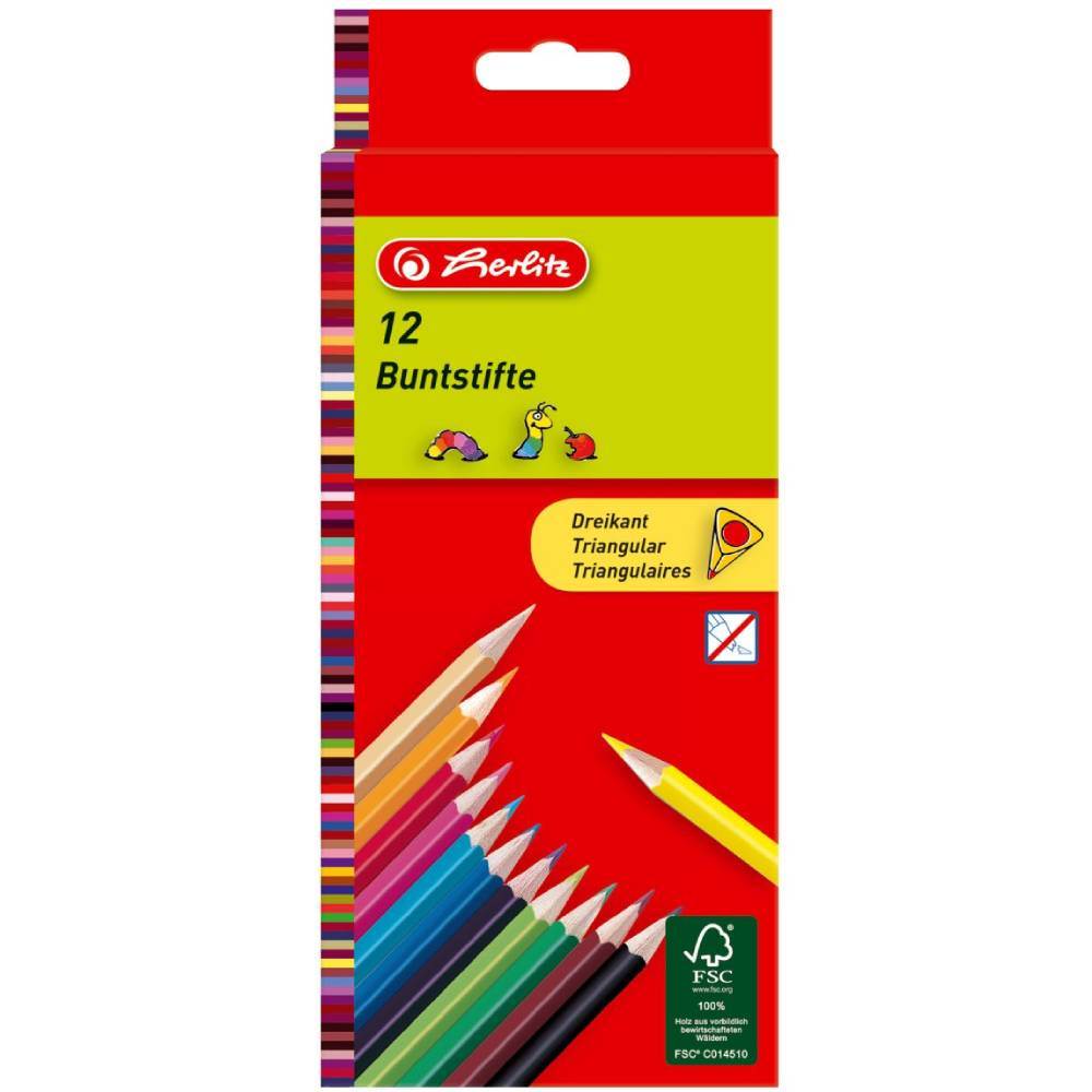 Pens & Pencils Creioane colorate 12 culori/set herlitz