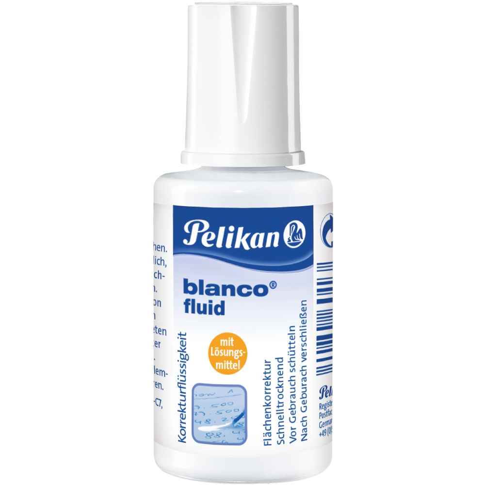 Corectoare si radiere - Fluid corector pe baza de solvent 20ml blanco PELIKAN, depozituldns.ro