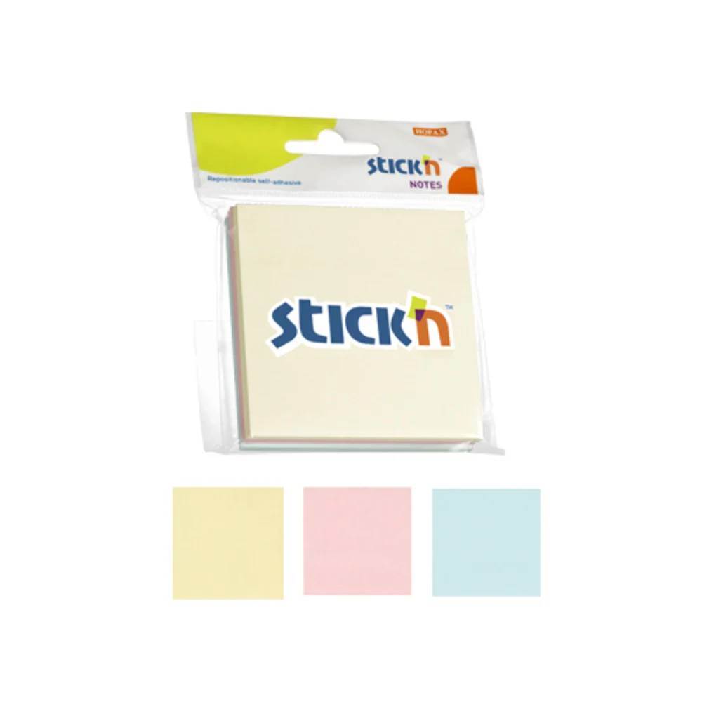 culori pastel Post-it notes adeziv 76*76mm 3 x 50 file/set culori pastel stick'n