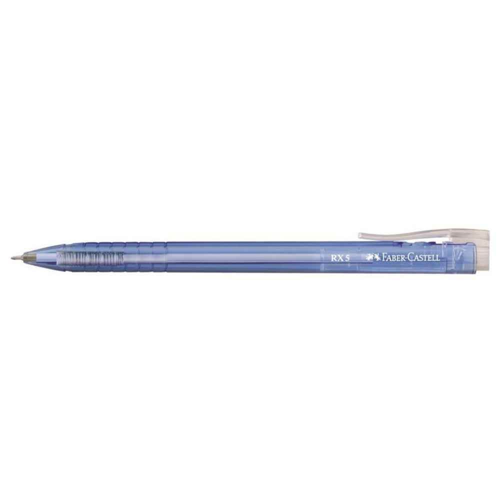 Pens & Pencils Roller 0.5mm, albastru faber castell rx5