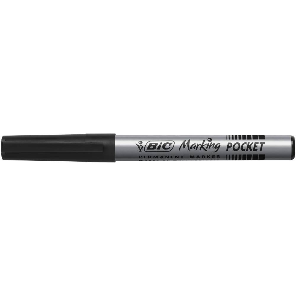 rezerve marker pilot Marker permanent, varf rotund, 1 mm, negru bic 1445