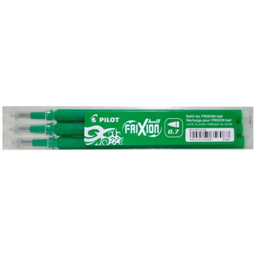 Writing & Drawing Instrument Accessories Rezerva roller pilot 0.7mm verde frixion 3buc/set