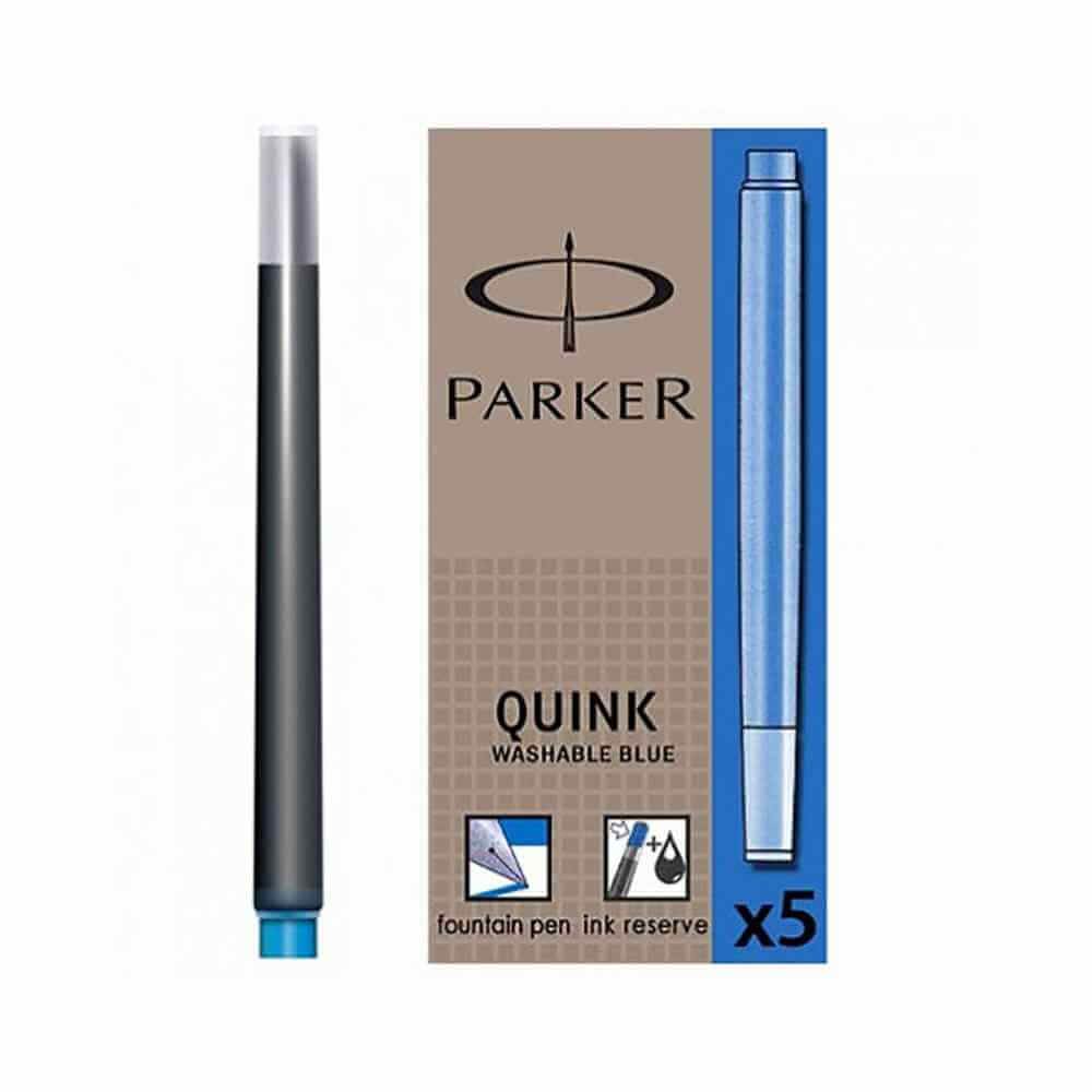 Writing & Drawing Instrument Accessories Rezerva patroane cerneala lungi albastre parker 5 buc/set