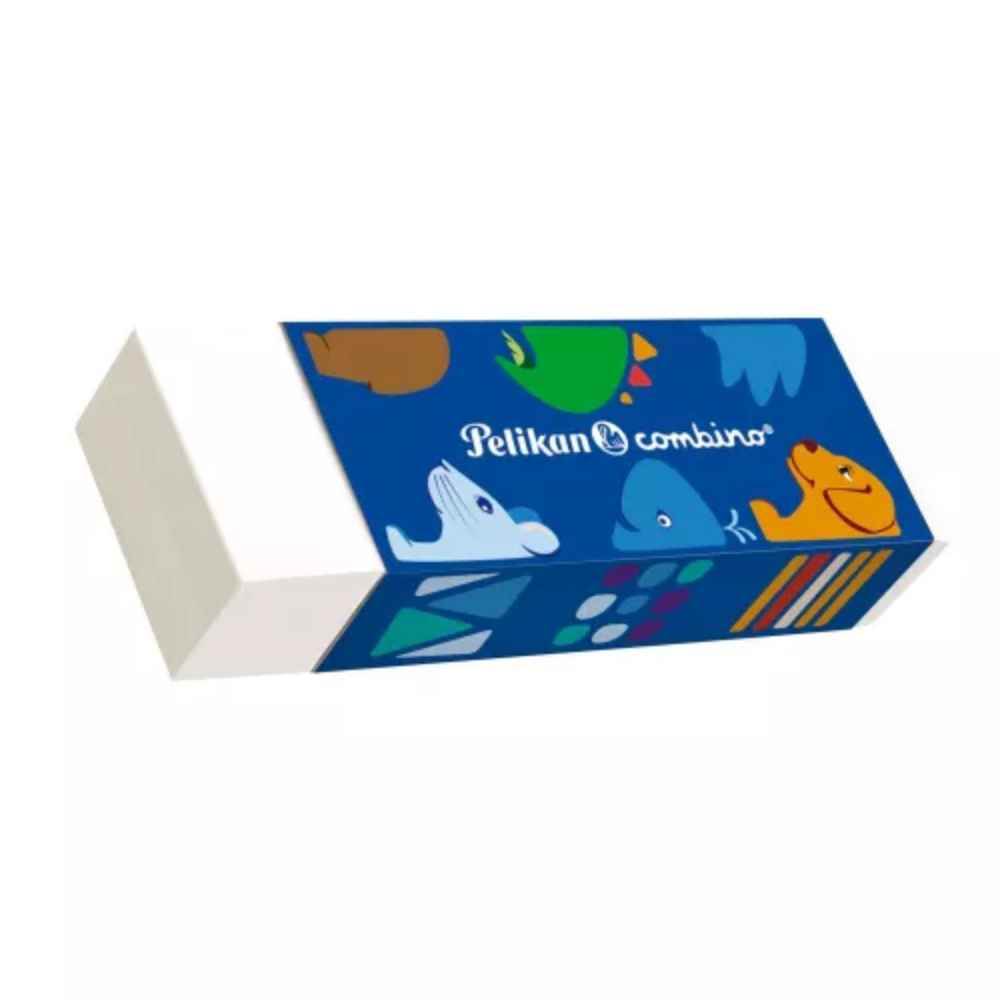 Erasers Radiera cauciuc alba combino pelikan