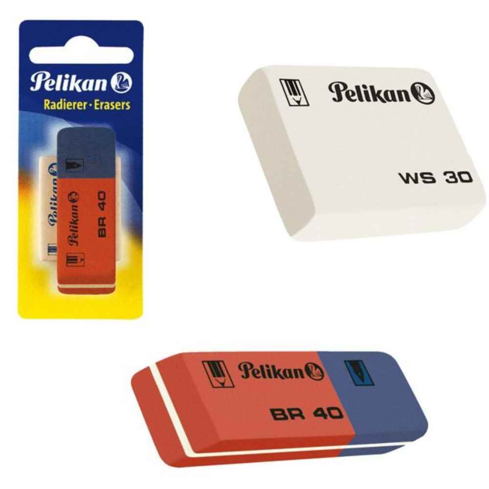 Erasers Set radiera br40 si ws30 cauciuc 2 buc/set pelikan