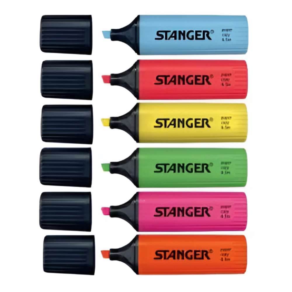 Office Instruments Textmarker 6culori/set stanger