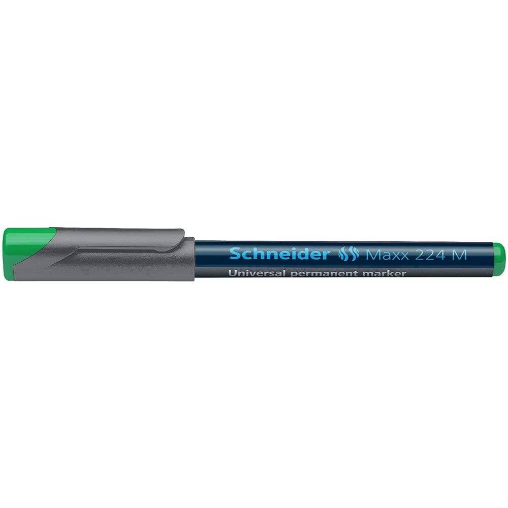 p**** p**** Permanent marker varf rotund 1 mm verde schneider maxx 224 m