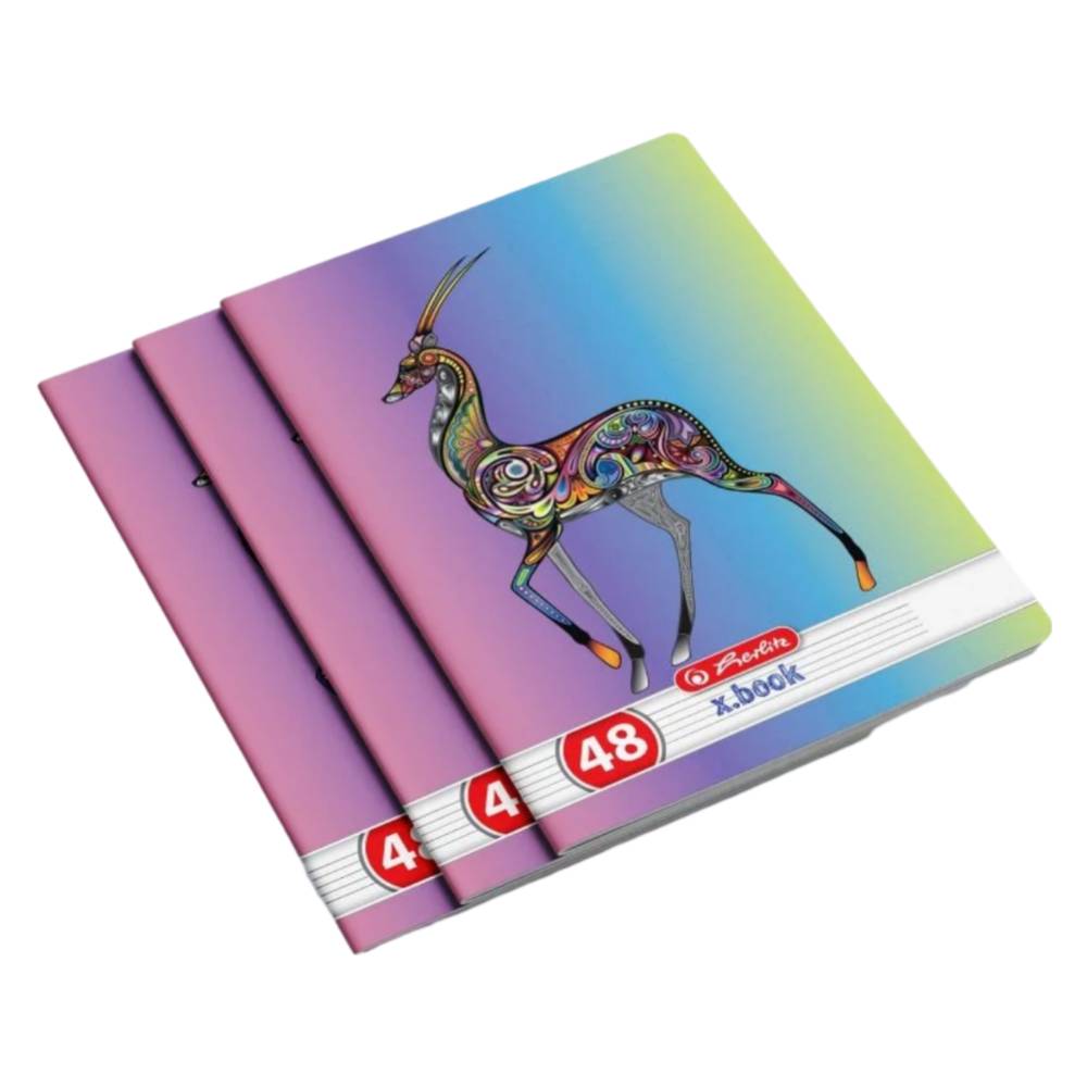 navigator a4 Caiet a5 48 file cu coperti din carton lucios a4 48 file dictando capsat herlitz